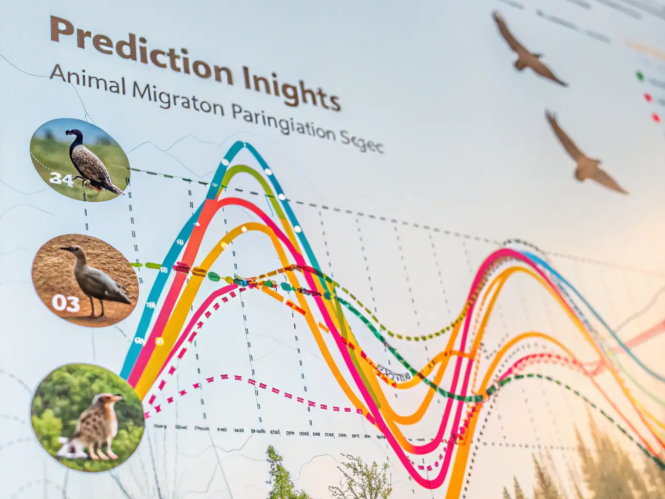 A visual representation of data collected during ecological monitoring, showing trends in wildlife populations and environmental health.